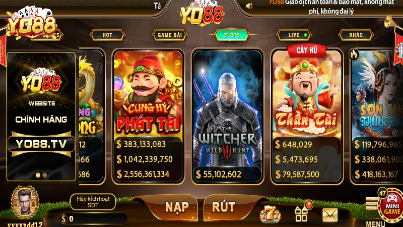 slots game yo88 anh dai dien